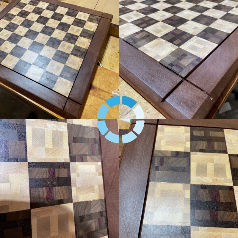 first chess board : r/BeginnerWoodWorking