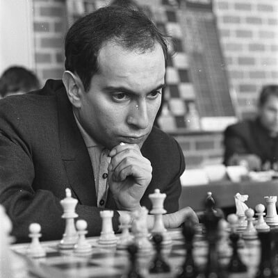 Mikhail Tal takes his opponent into a deep dark forest 